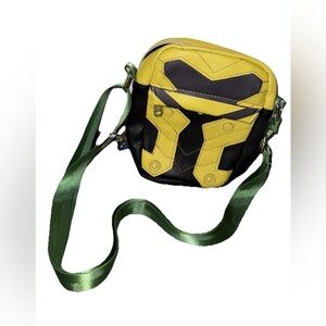 Marvel Loki Inspired Crossbody Bag – Green & Gold Villain Style Purse